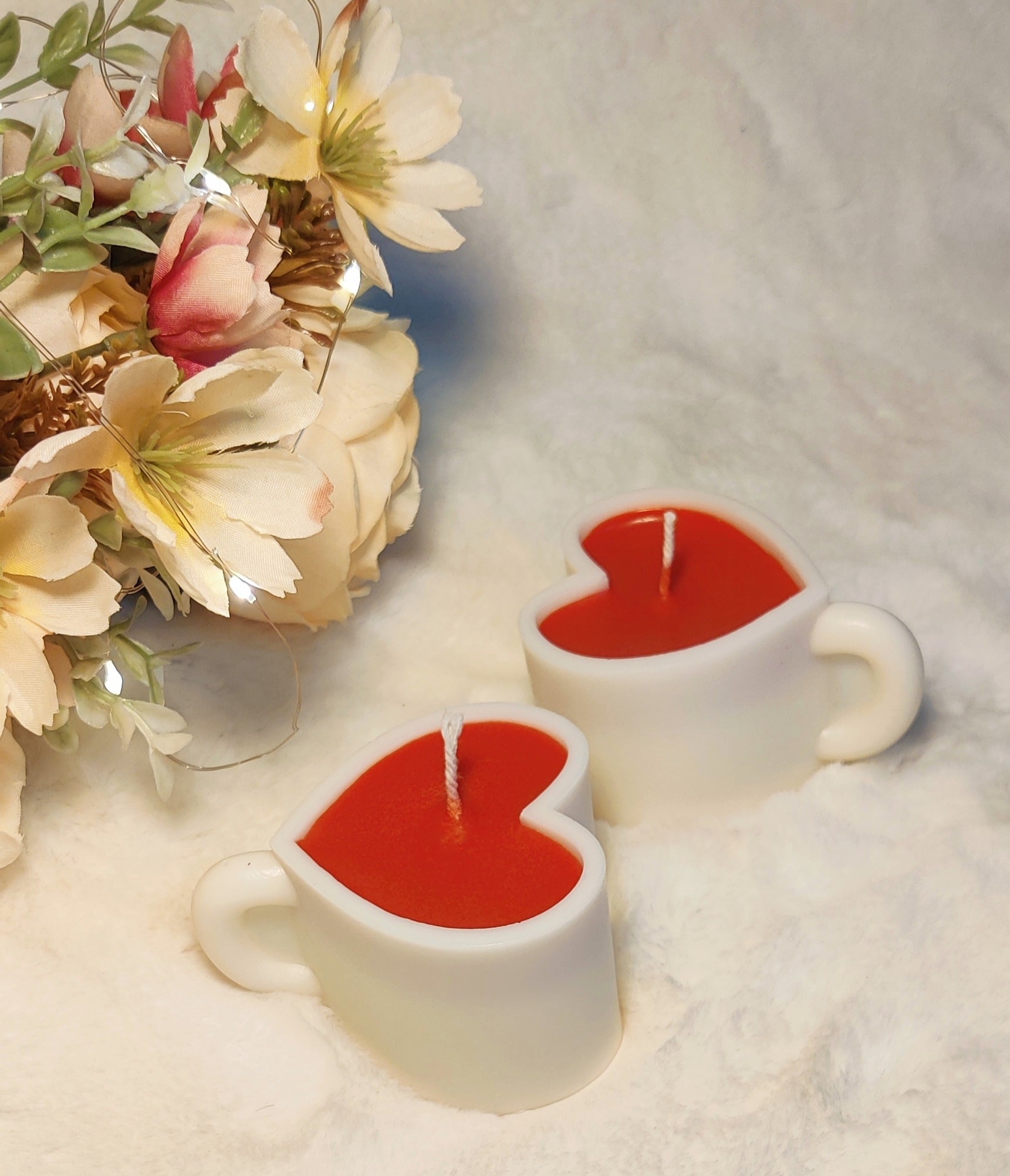 Love Heart Mug Scented Candle - 1