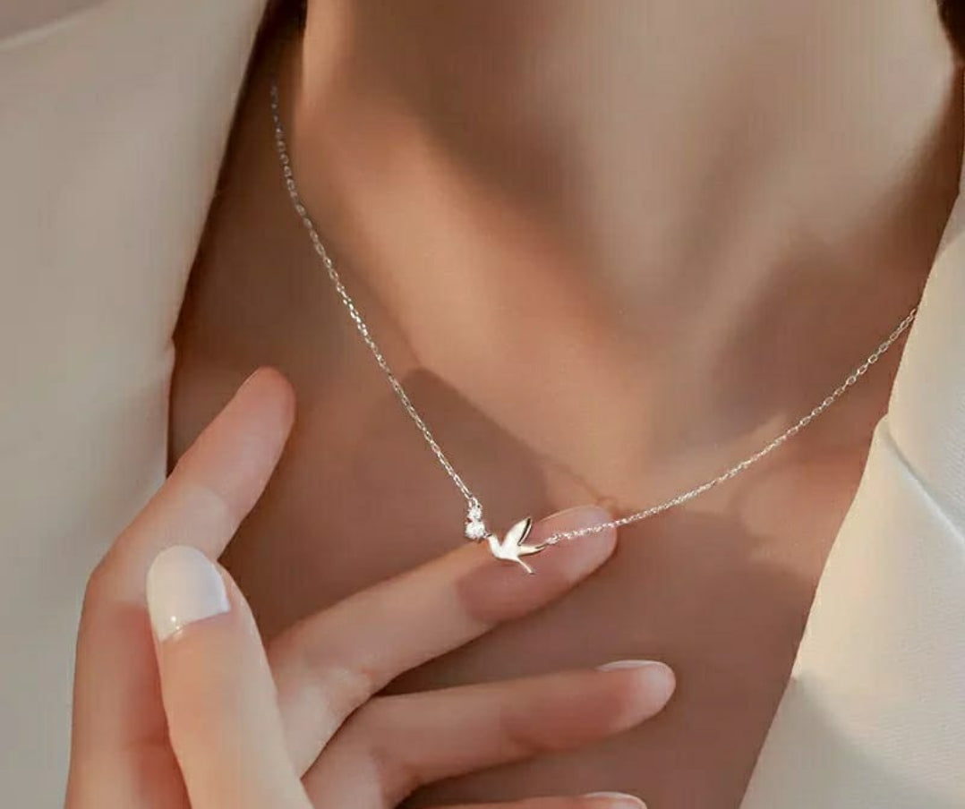 Radiant Wings Neckchain - Gold/silver