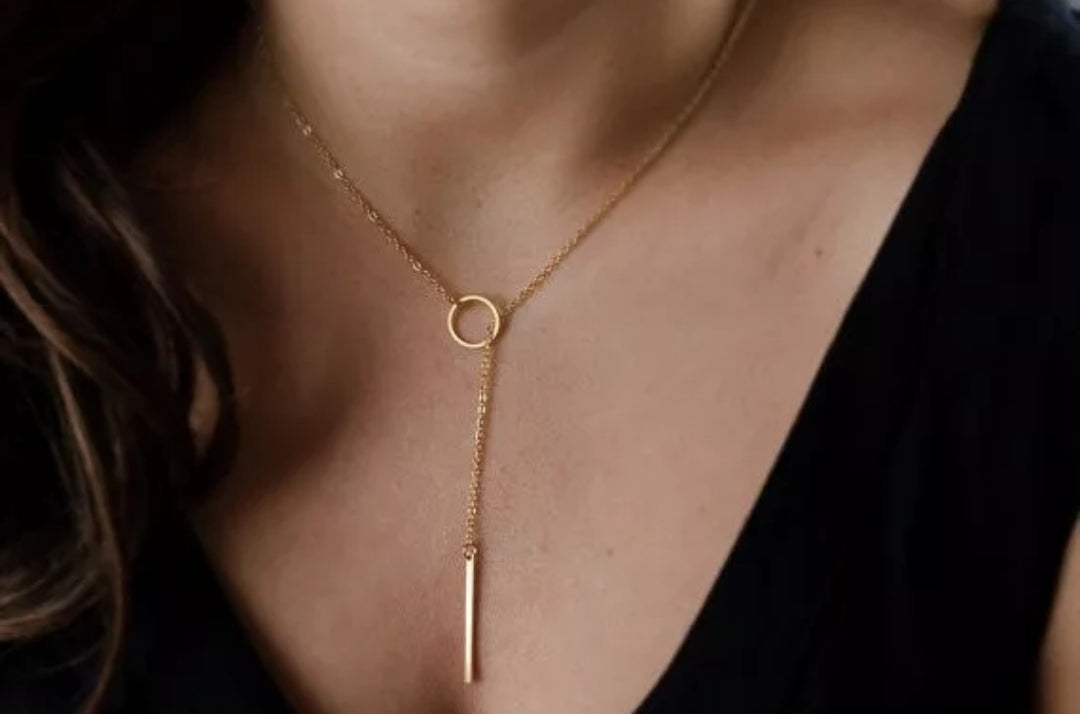 Long circle Neck chain (Gold/silver)