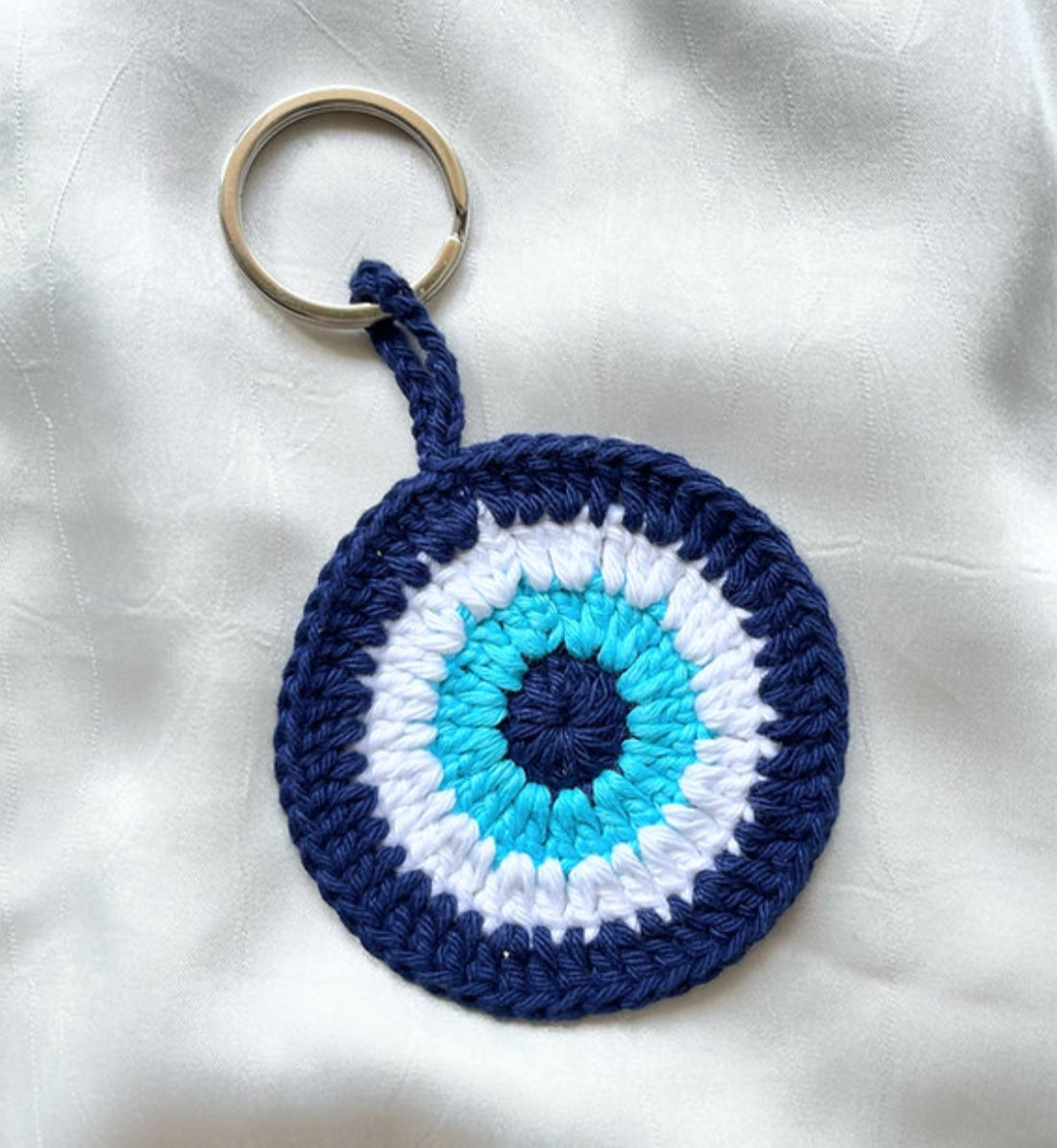 Evileye Crochet Keychain