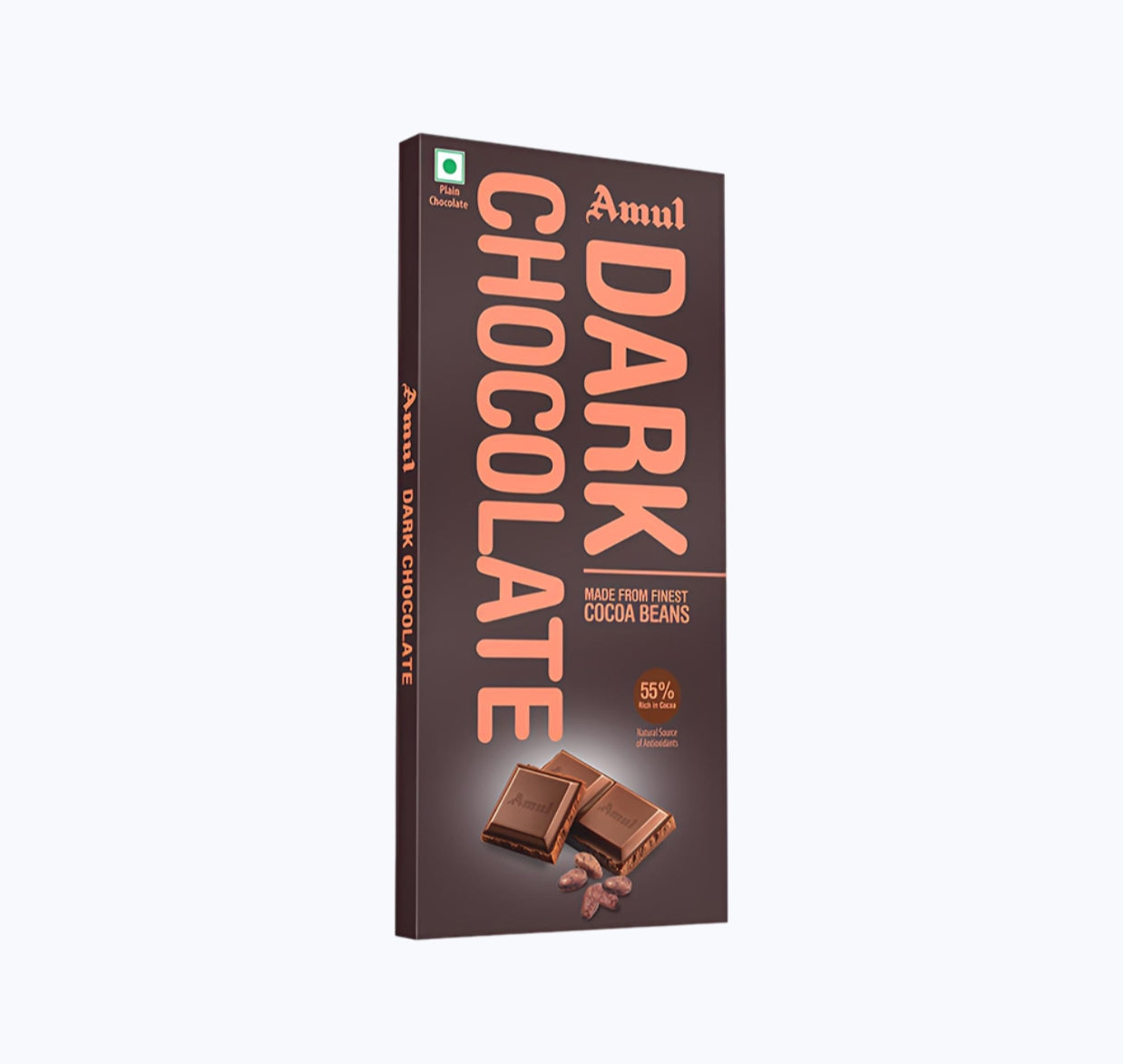 Amul 55% Cocoa Dark Chocolate Bar 150g
