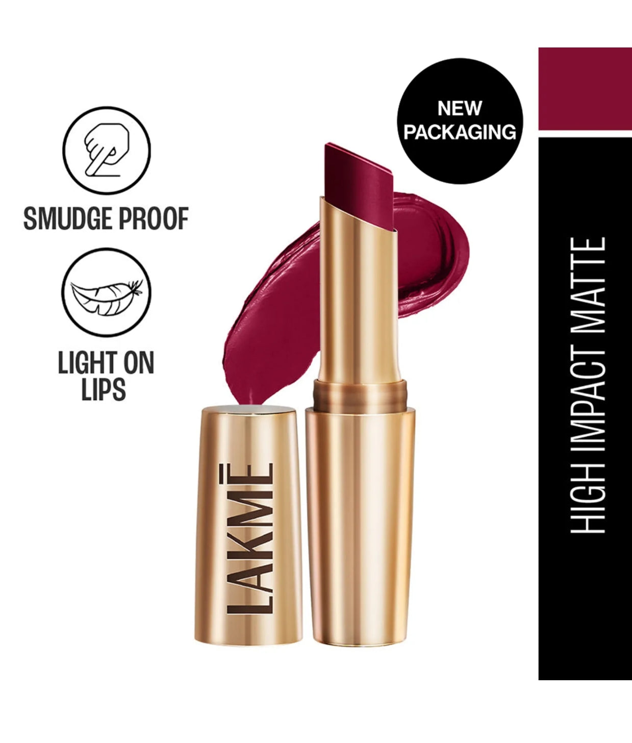 Lakme 9to5 Primer + Matte Lip Color - Red Velvet (3.6gm)
