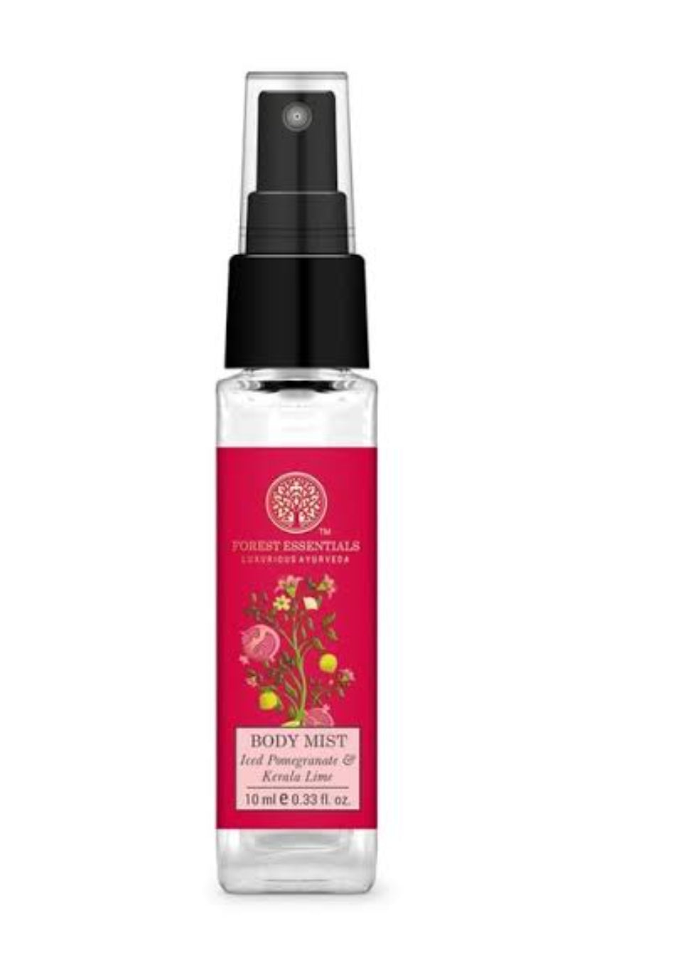 Forest Essential Body Mist Iced Pomegranate & Kerala Lime 10ml