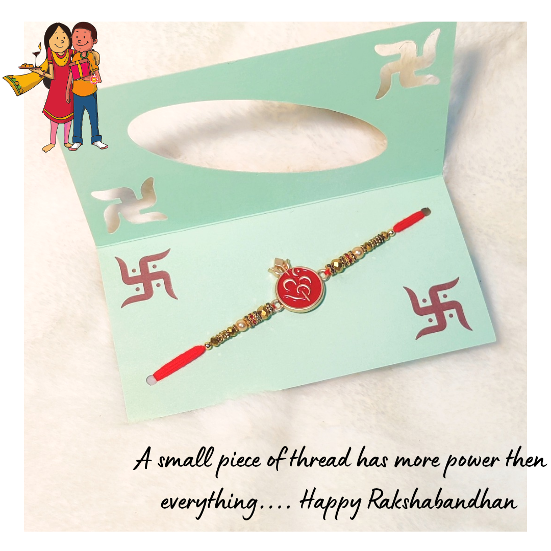 Evil Eye Rakhi Blue/White