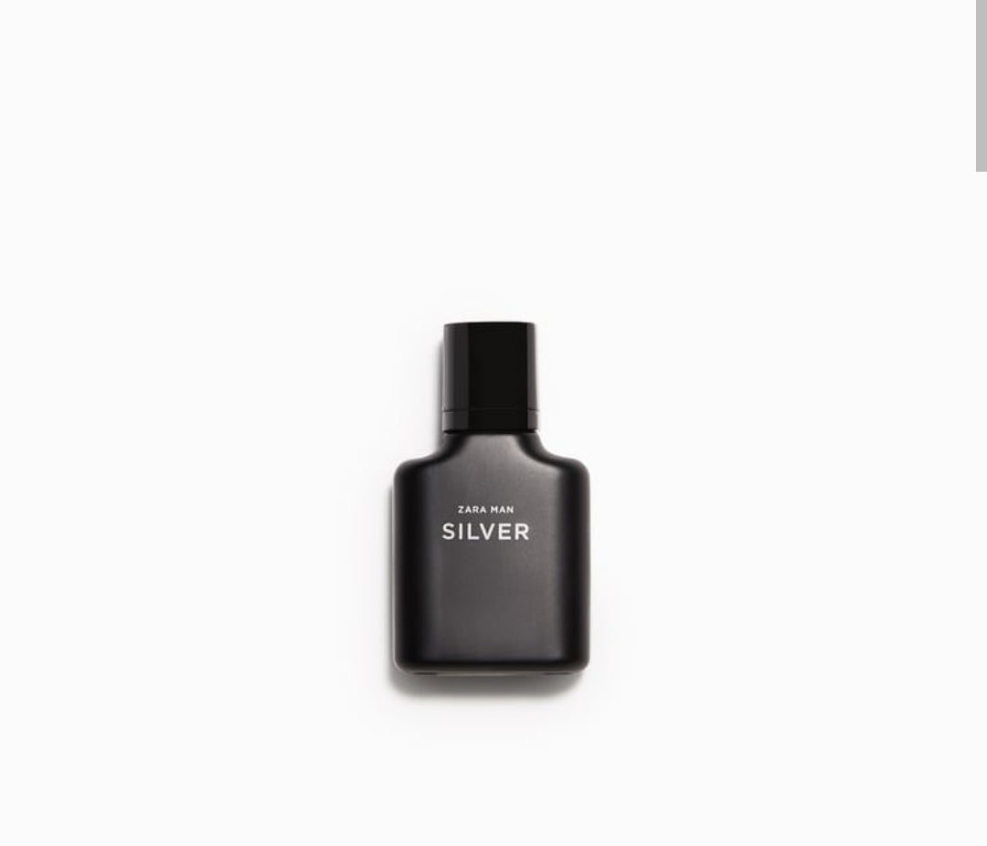 Zara Man Silver Perfume 30ml (Packed in gift box with personalized name)