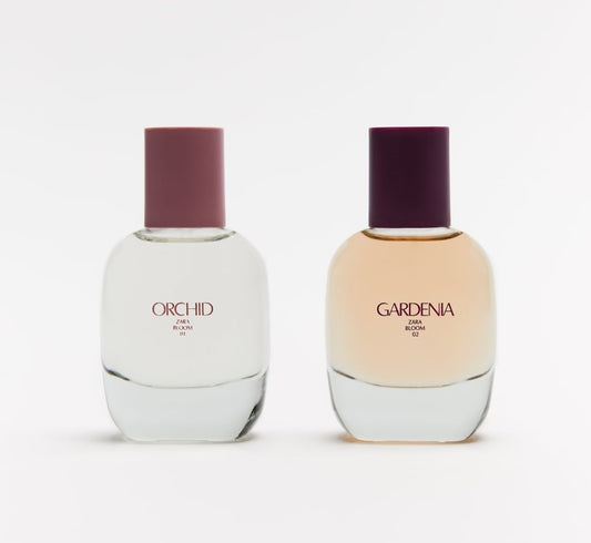 Zara Orchid & Gardenia Perfume 30ml each (Packed in gift box with personalized name)