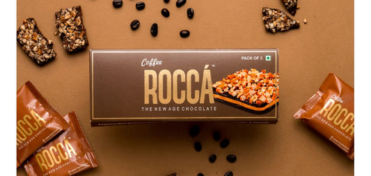 Coffee ROCCÁ - Gourmet Coffee Brittle Chocolate (Pack of 3)
