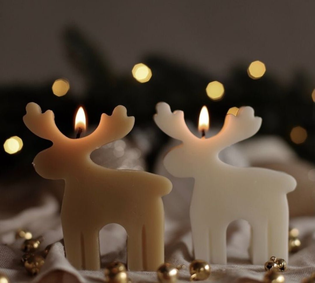 Reindeer Christmas Candle - 1