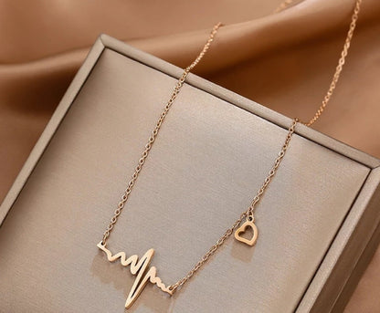 Heartbeat necklace