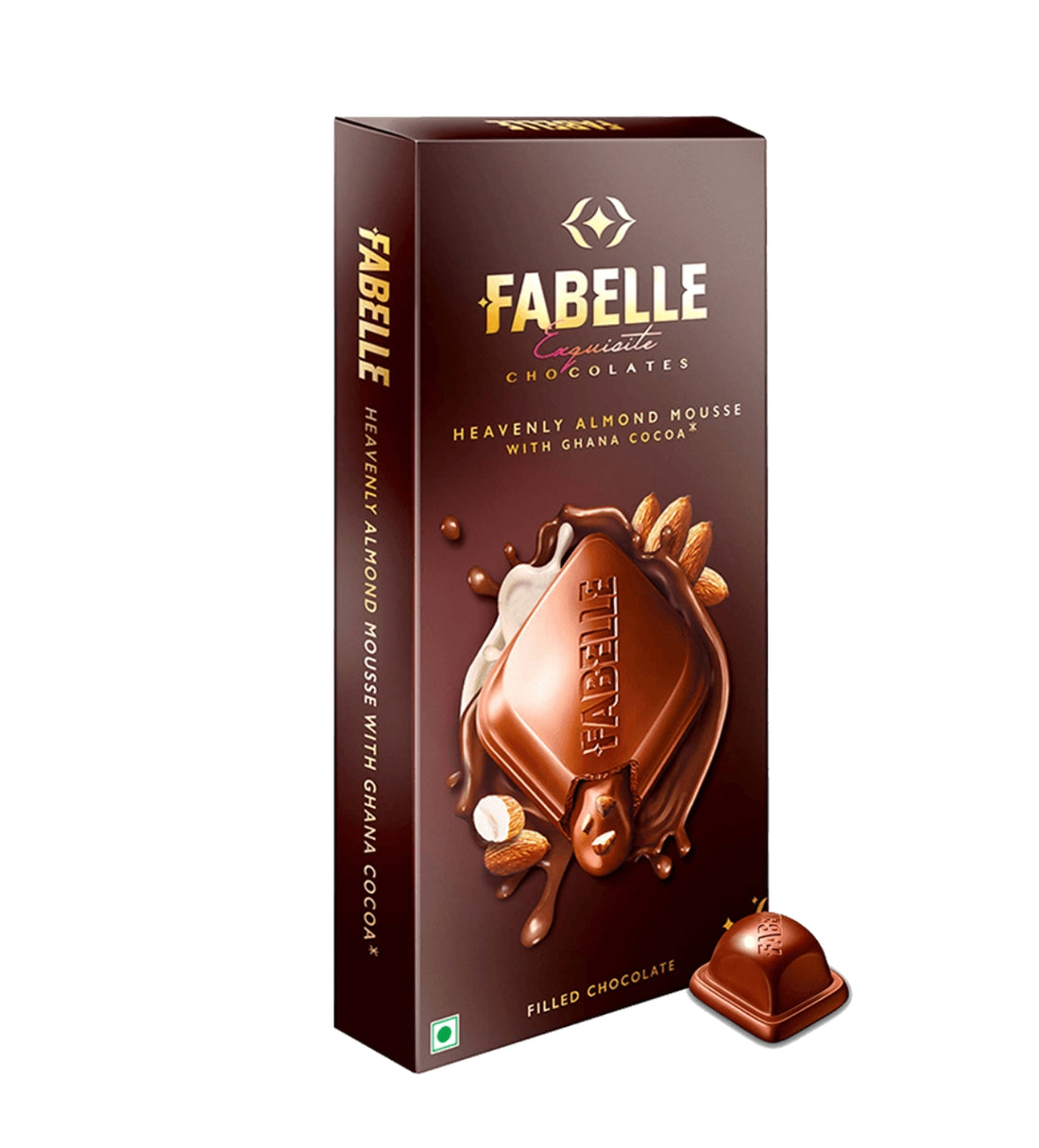 Fabelle Heavenly Almond Mousse with Ghana Cocoa 126g