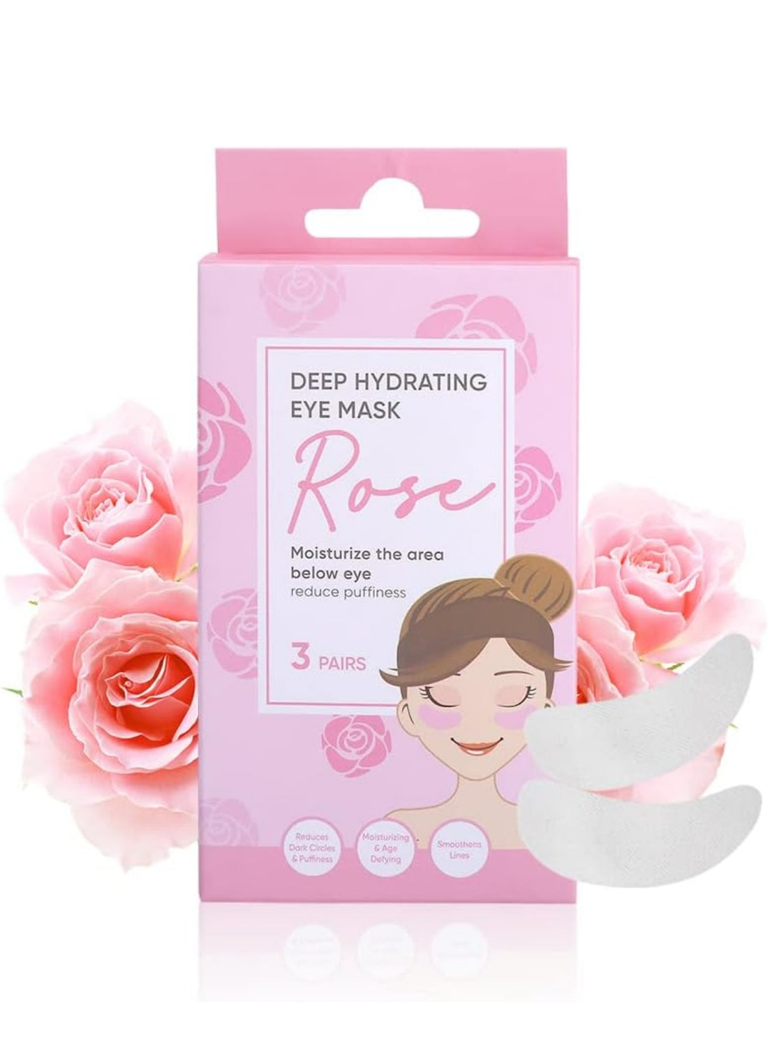 Deep Hydrating Eye Mask (Rose)