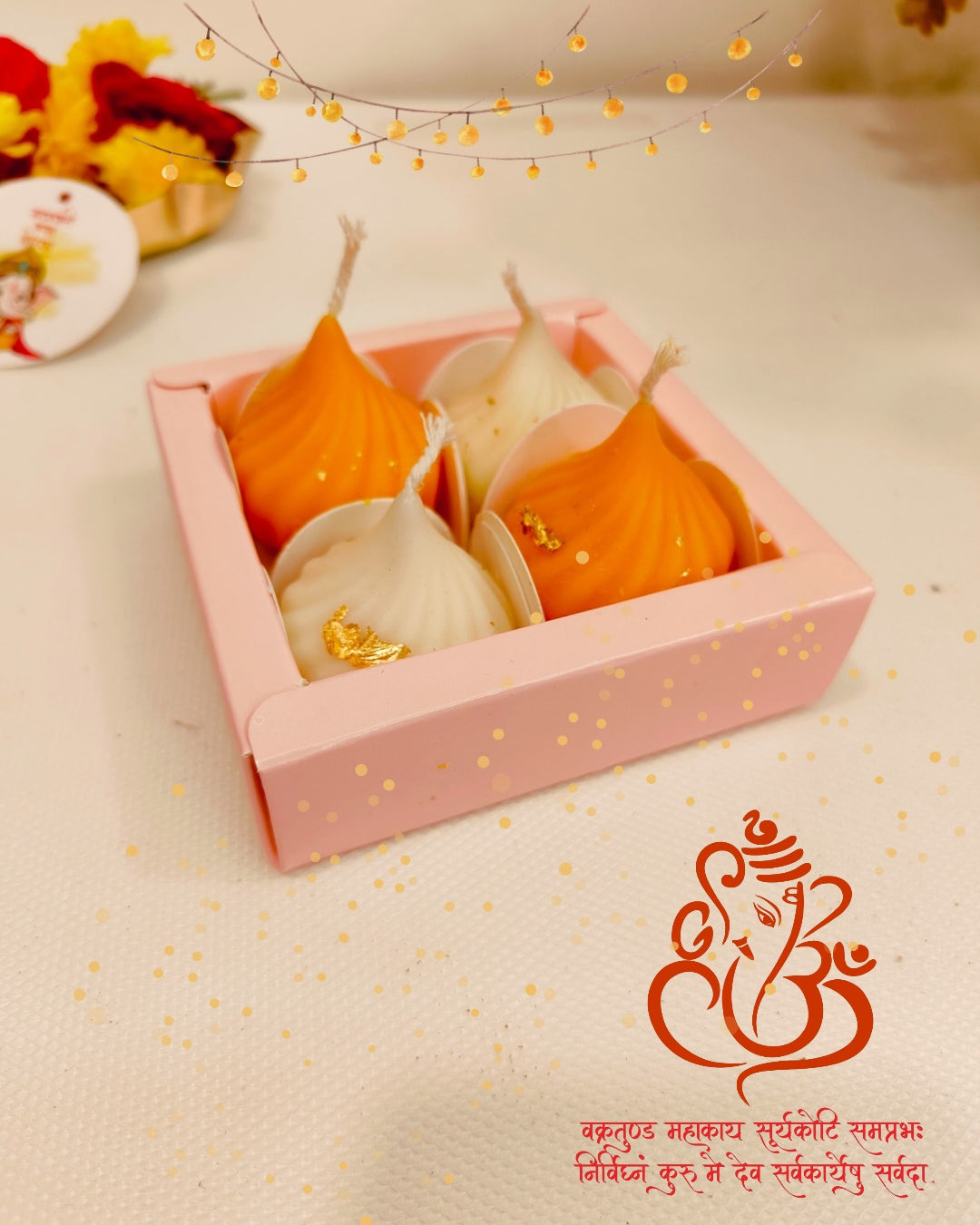 Modak Candles pack of 4