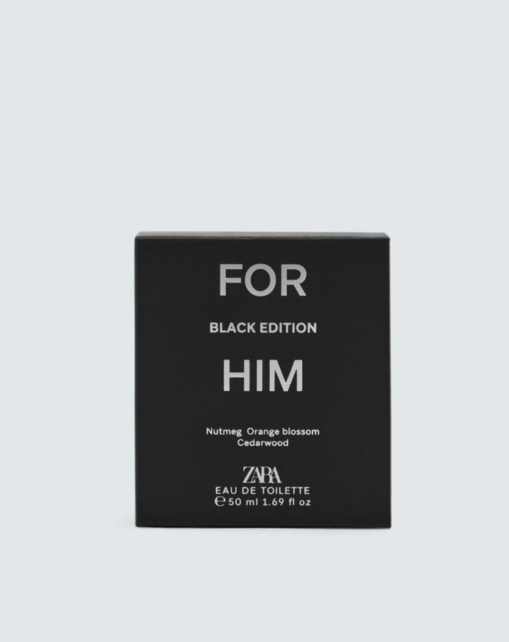 Zara For Black Edition Him Perfume 50ml (Packed in gift box with personalized name)