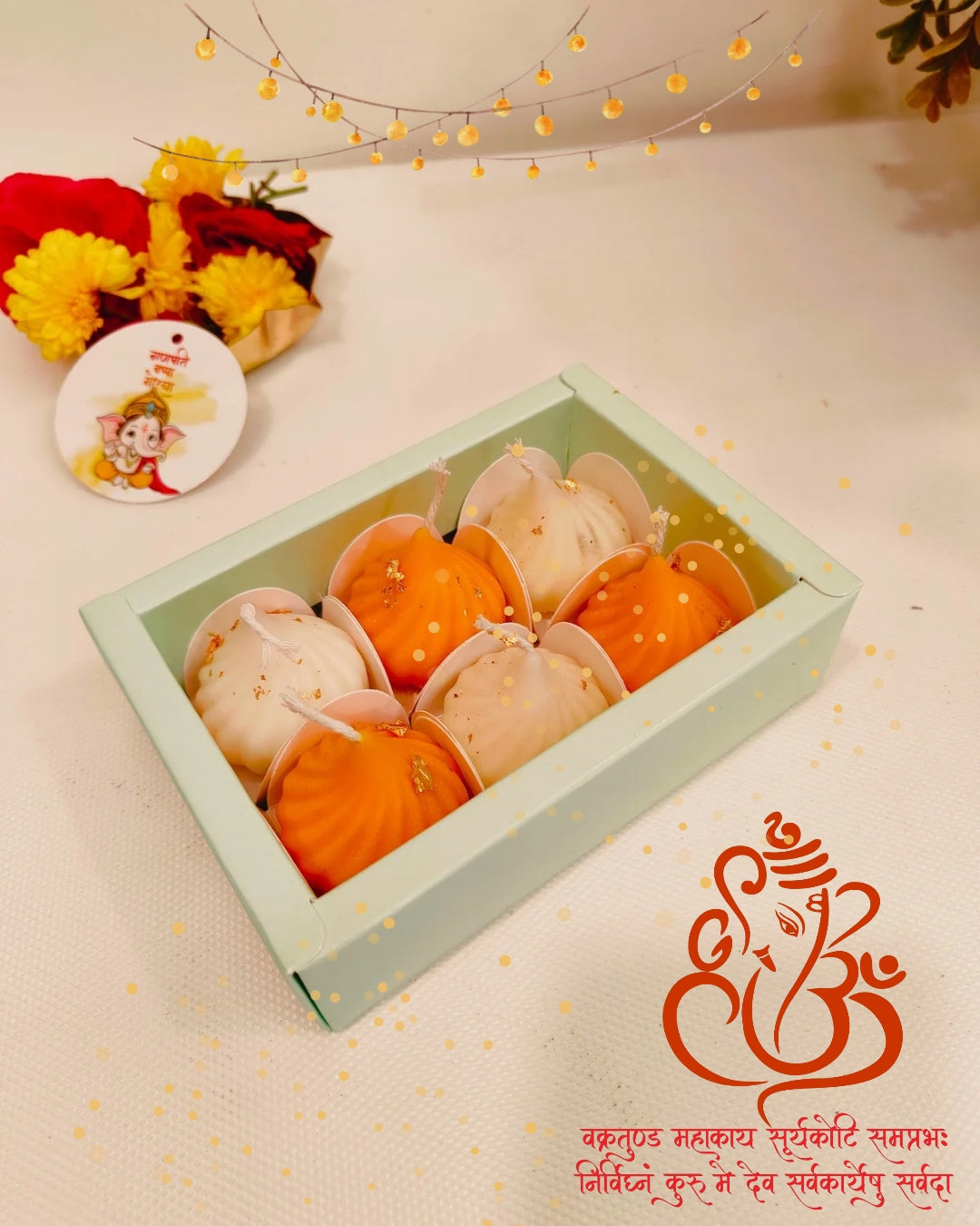 Modak Candles pack of 6