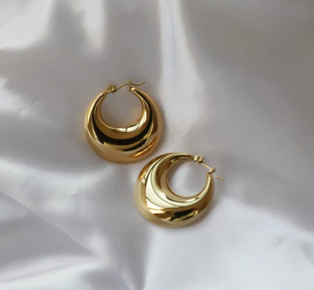 Hoops Gold Plated