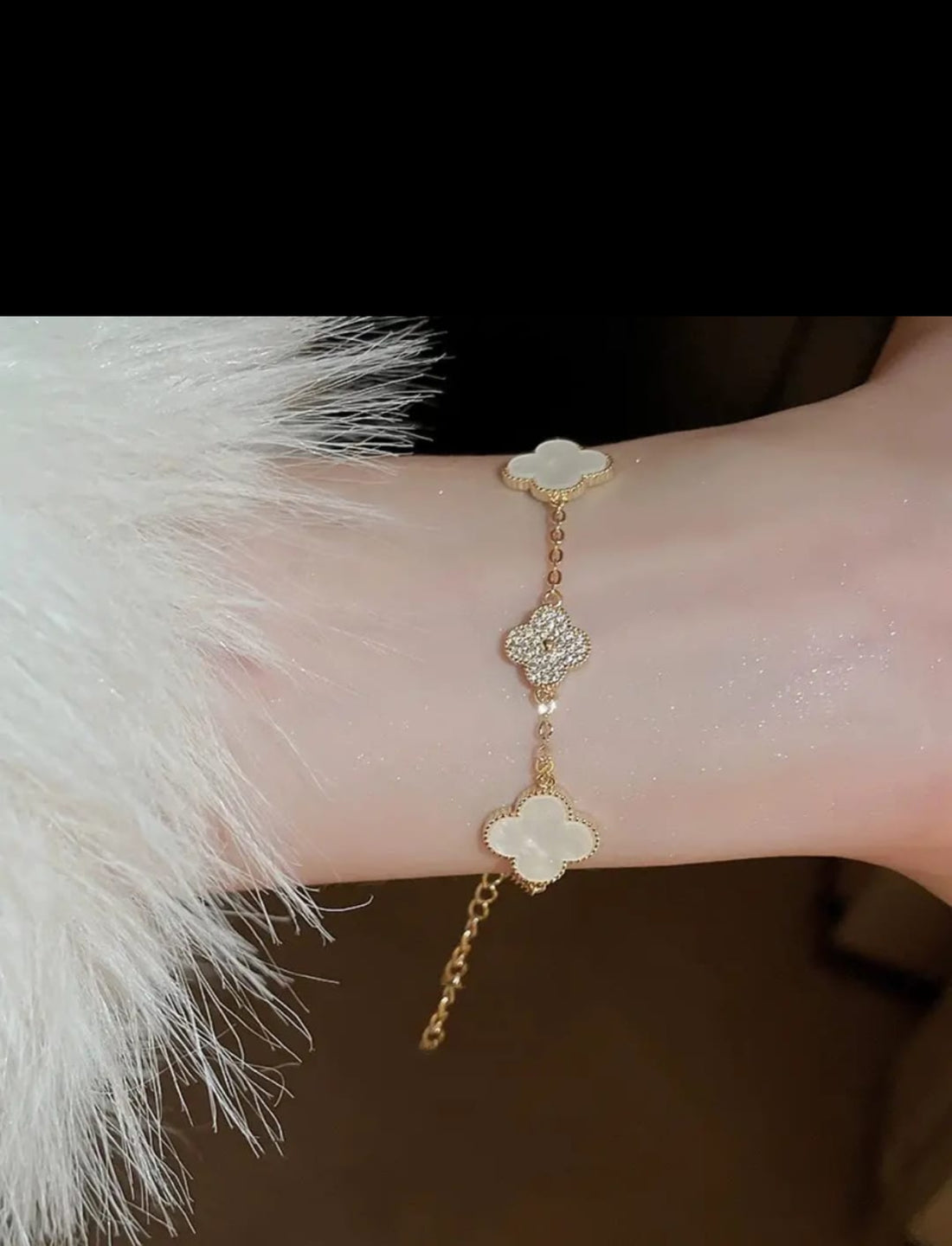 White Clover Bracelet