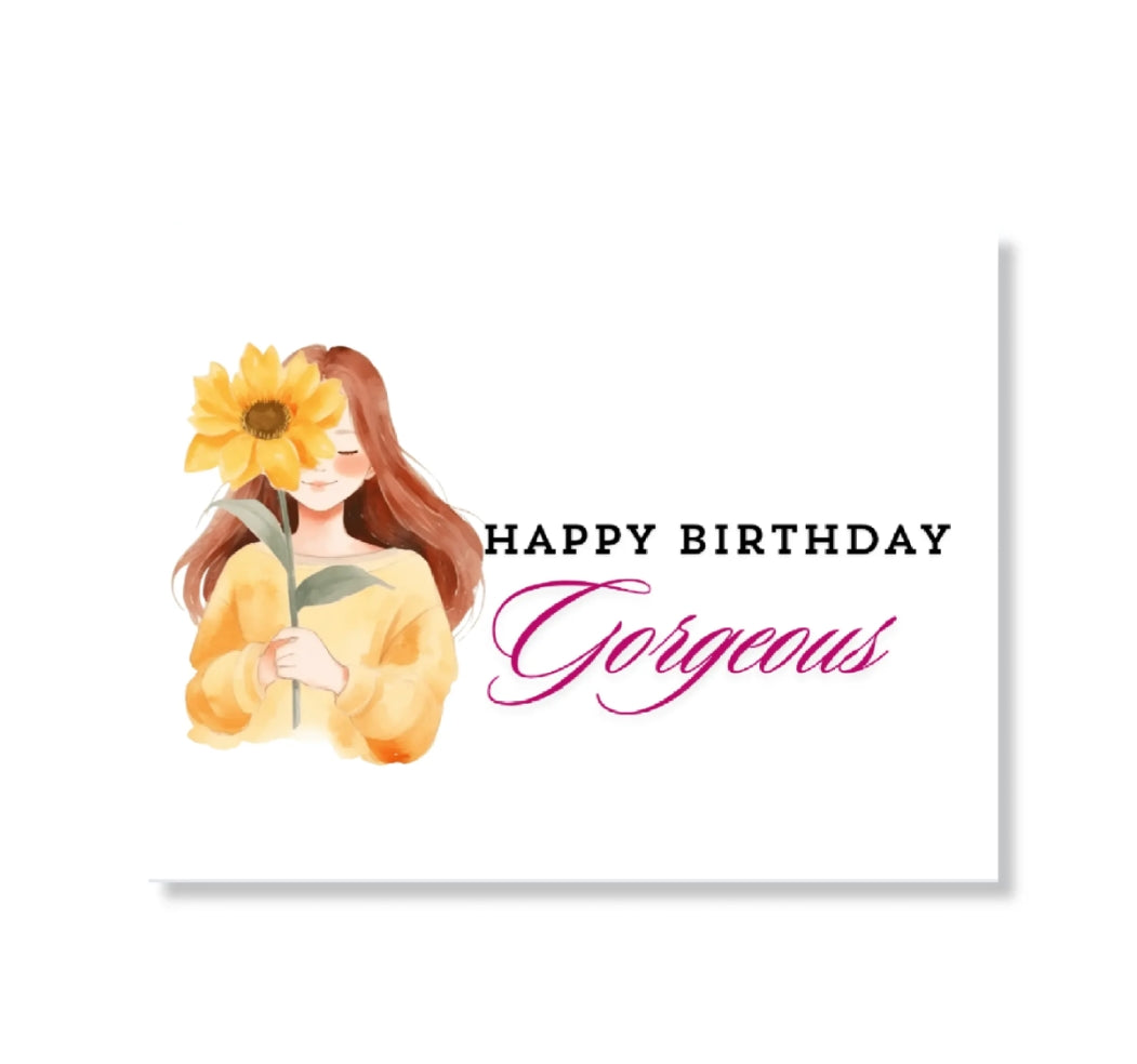 CG - Happy Birthday Gorgeous Card