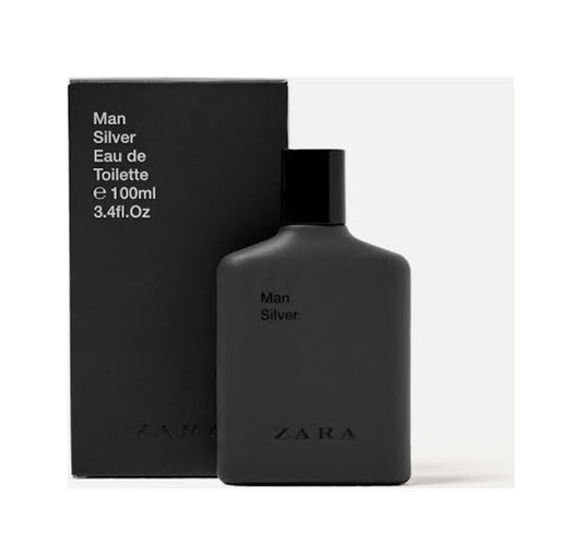 Zara Man Silver Perfume 100ml (Packed in gift box with personalized name)