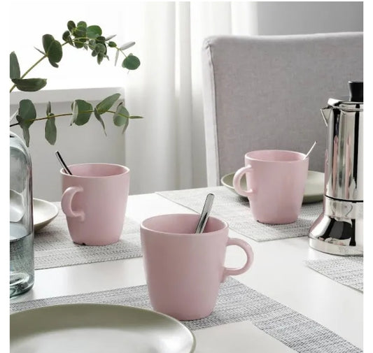 Mug - matte pink (customise it with name, mentioned in the notes)
